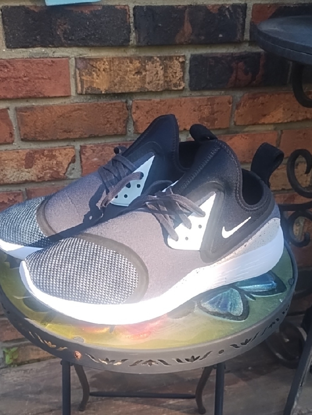 Nike Black and White  Athletic Sneakers